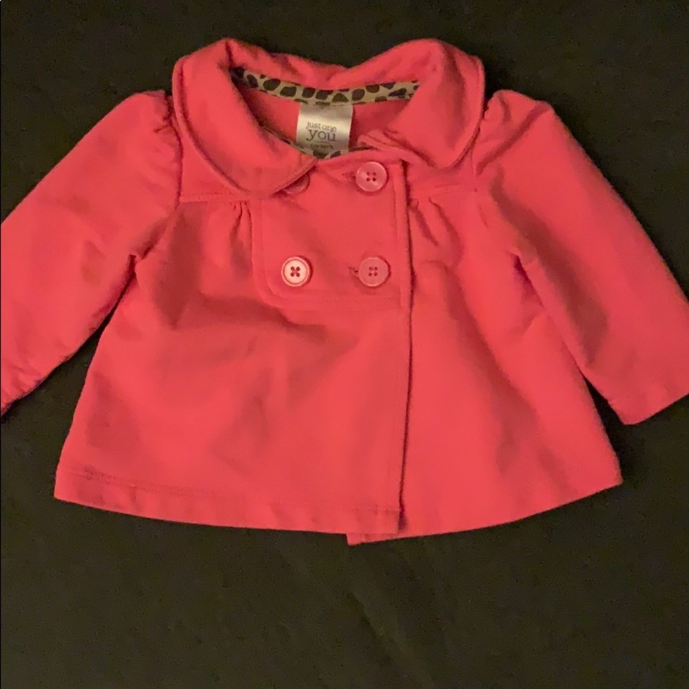 Pink pea coat